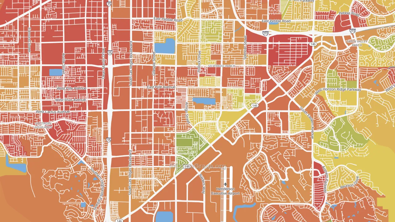 89183, NV Map of Drug-Related Crime Rates