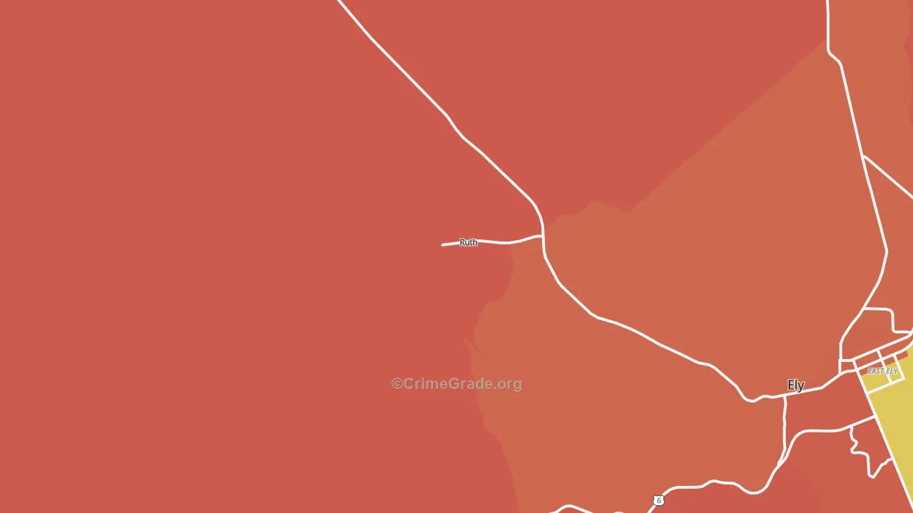 89319, NV Map of Drug-Related Crime Rates