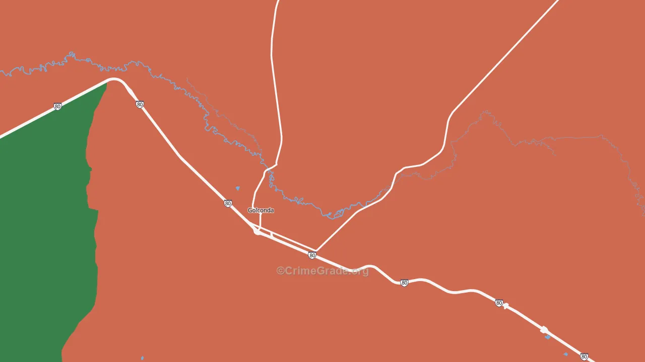 89414, NV Map of Drug-Related Crime Rates