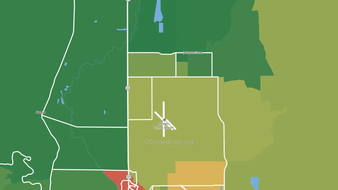 89423, NV Map of Drug-Related Crime Rates