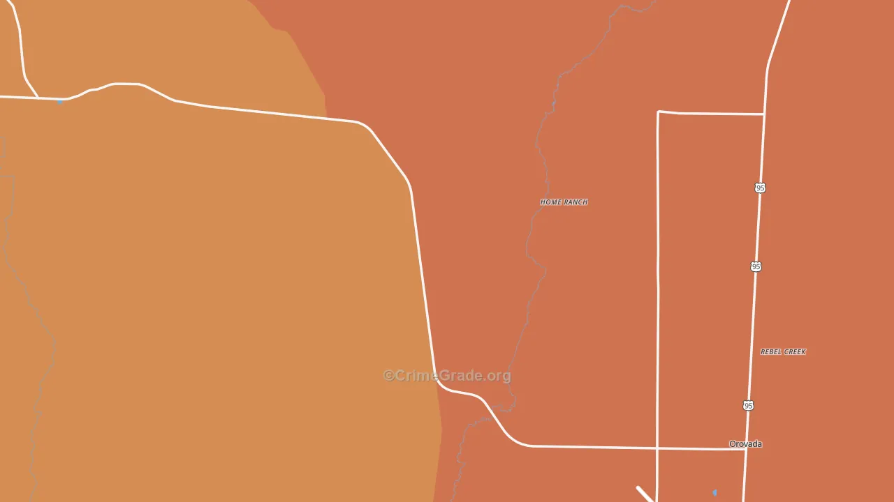 89425, NV Map of Drug-Related Crime Rates