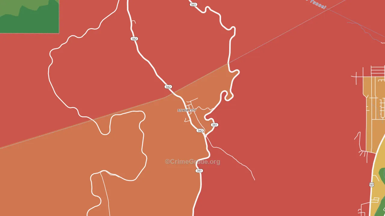 89428, NV Map of Drug-Related Crime Rates