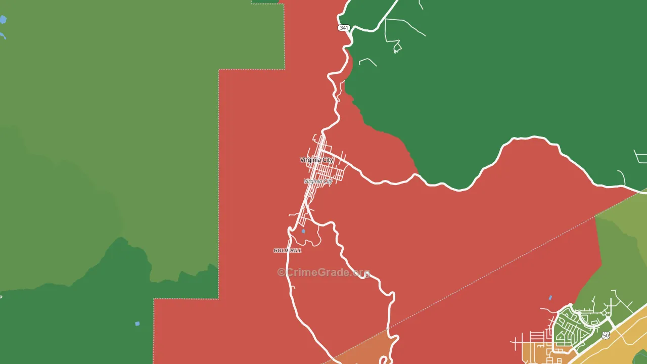89440, NV Map of Drug-Related Crime Rates