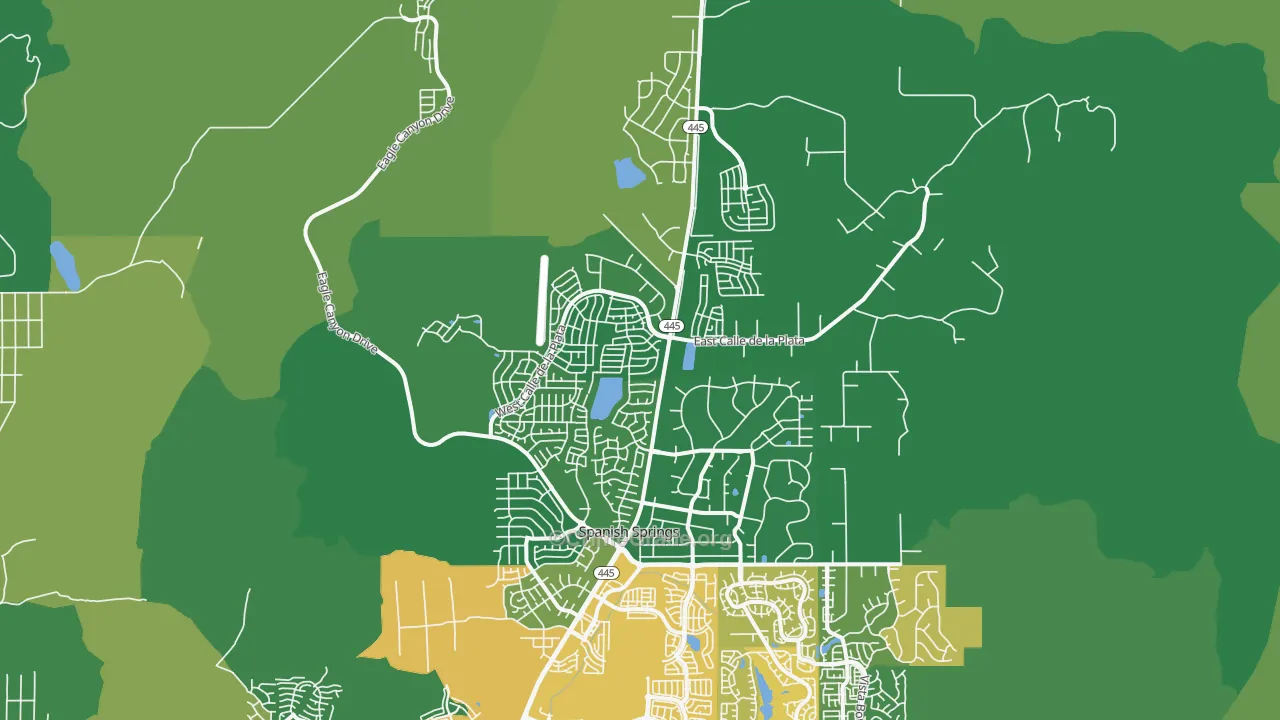 89441, NV Map of Drug-Related Crime Rates