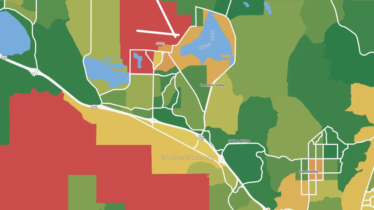 89506, NV Map of Drug-Related Crime Rates
