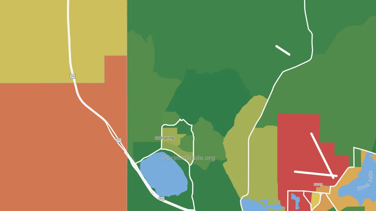 89508, NV Map of Drug-Related Crime Rates