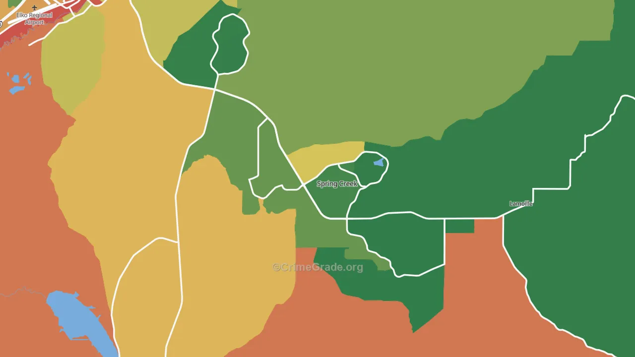 89815, NV Map of Drug-Related Crime Rates