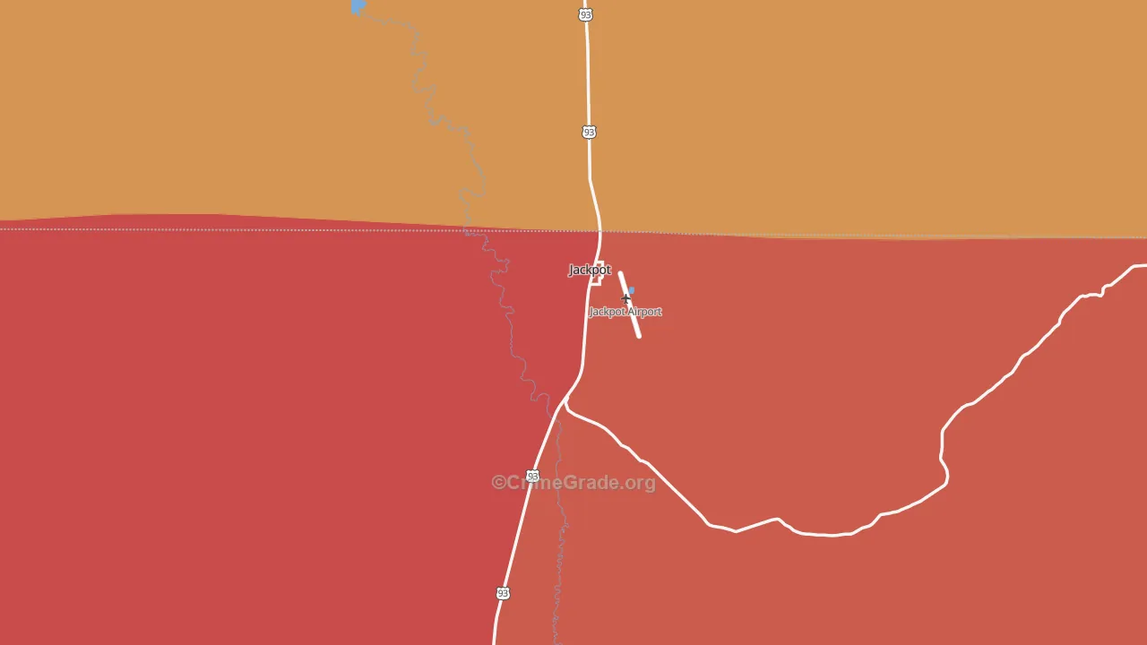 89825, NV Map of Drug-Related Crime Rates