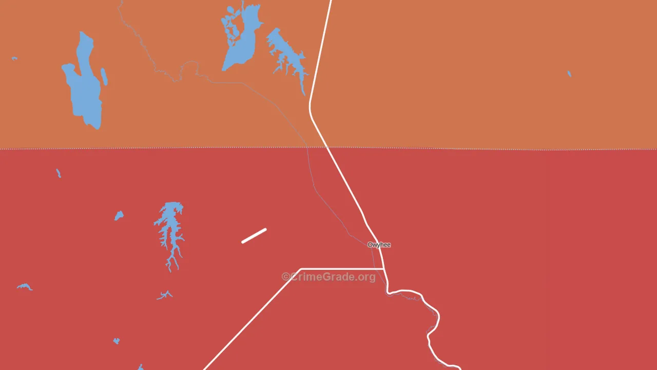89832, NV Map of Drug-Related Crime Rates