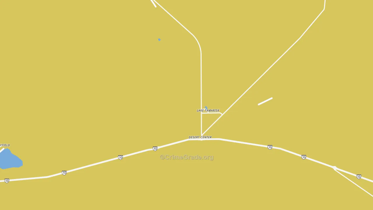 92239, CA Map of Drug-Related Crime Rates