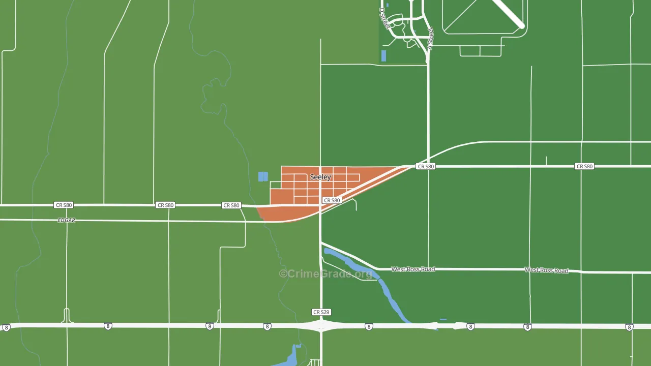 92273, CA Map of Drug-Related Crime Rates