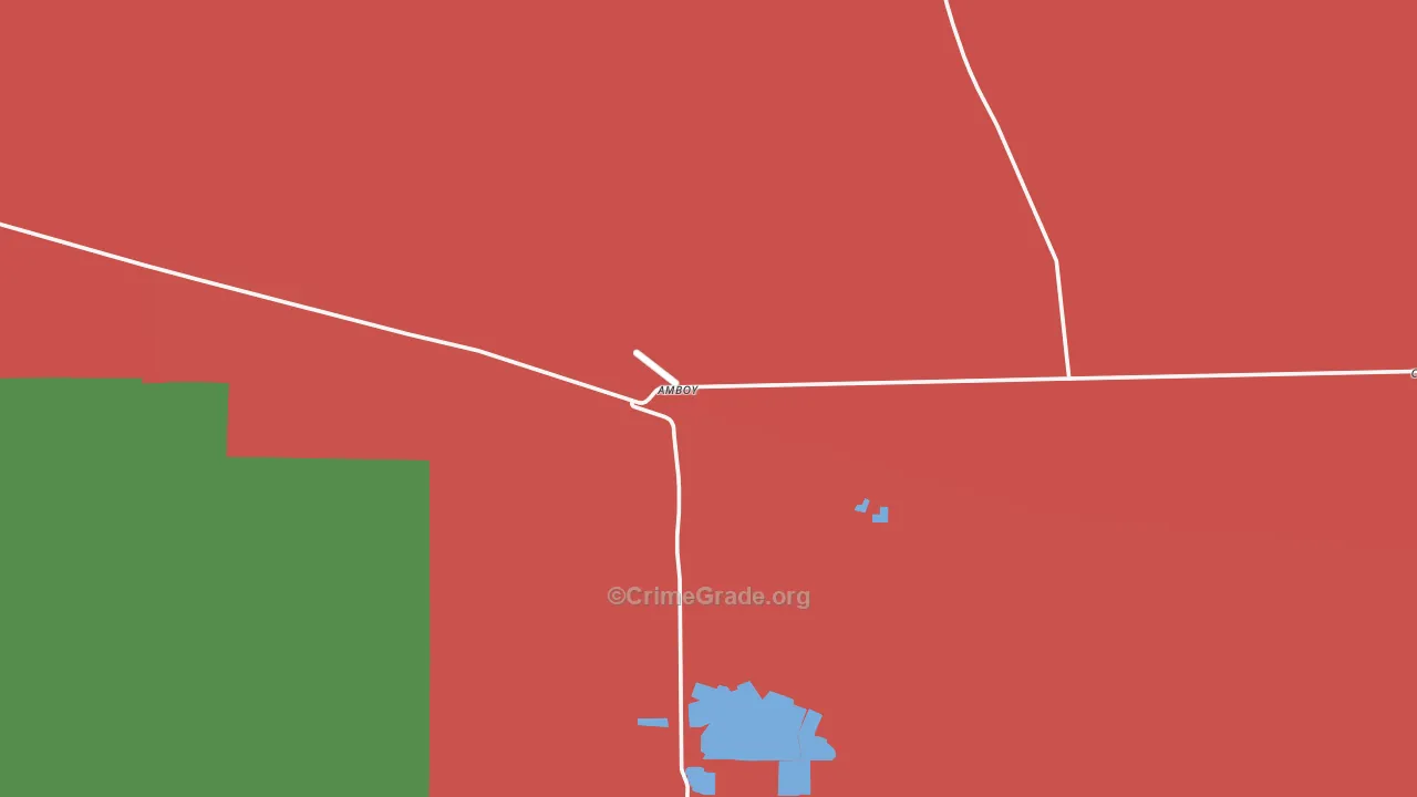 92304, CA Map of Drug-Related Crime Rates