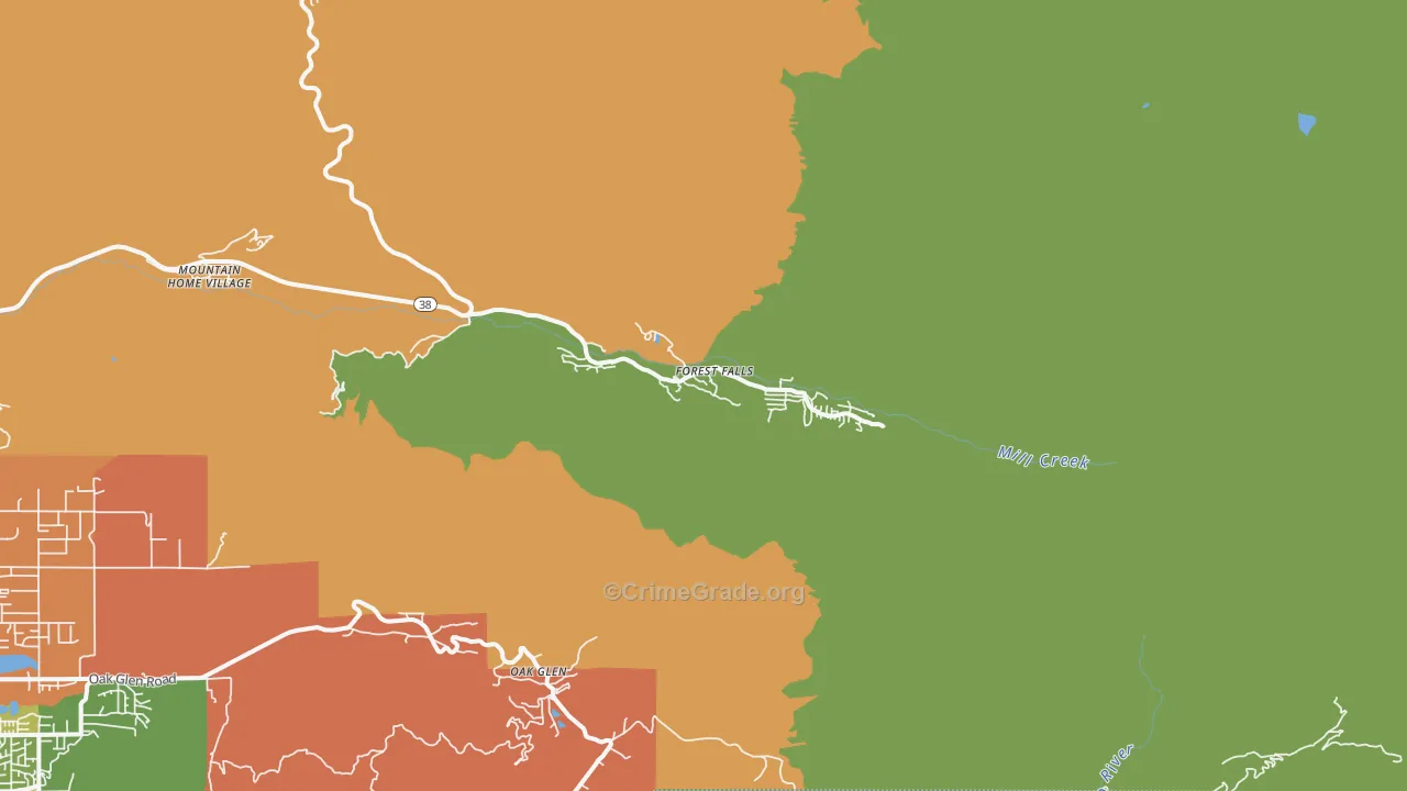 92339, CA Map of Drug-Related Crime Rates