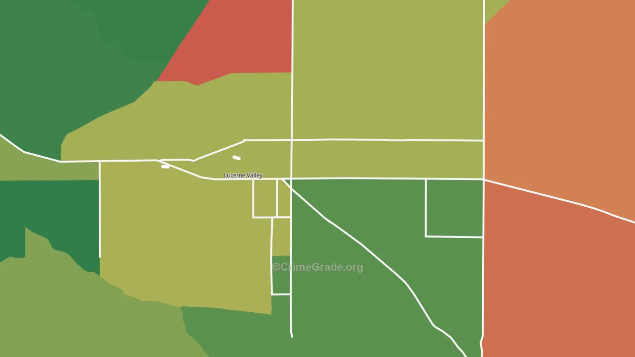 92356, CA Map of Drug-Related Crime Rates