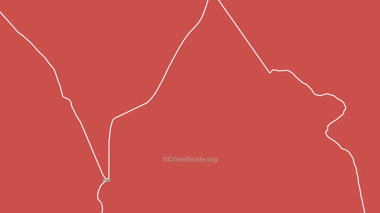 92364, CA Map of Drug-Related Crime Rates