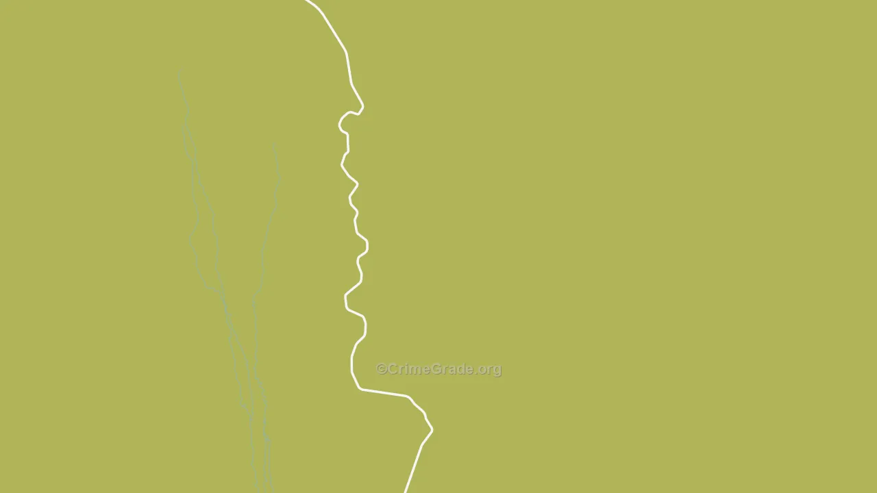 92384, CA Map of Drug-Related Crime Rates