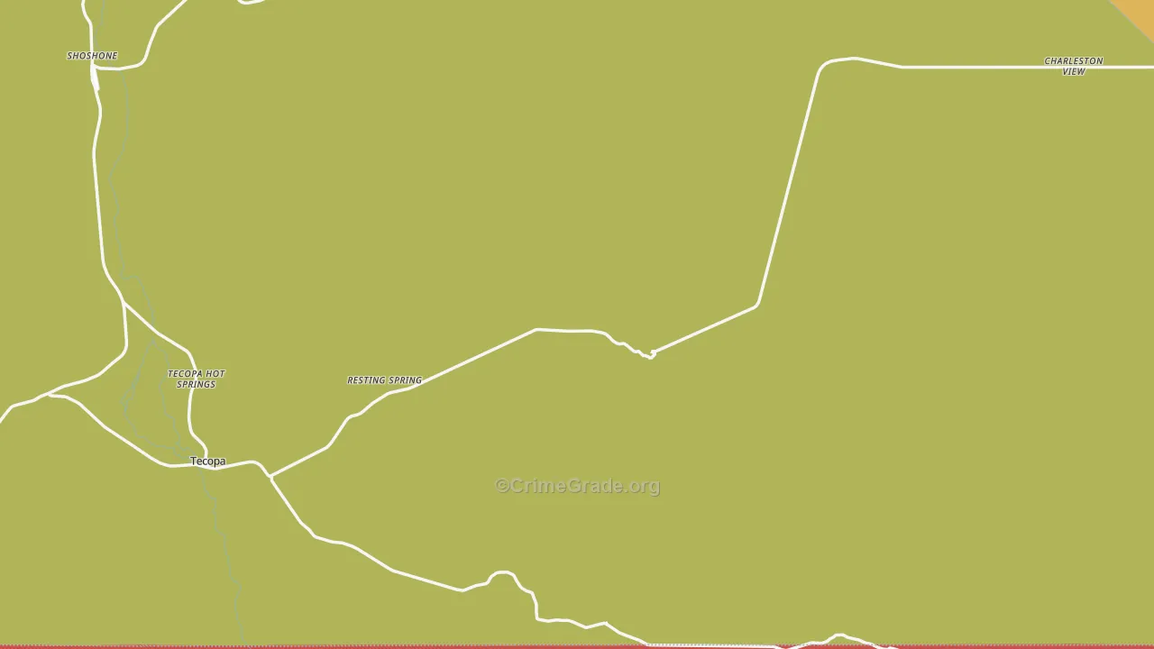 92389, CA Map of Drug-Related Crime Rates