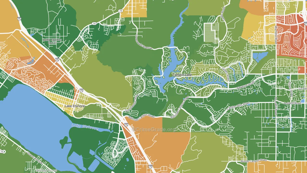 92532, CA Map of Drug-Related Crime Rates