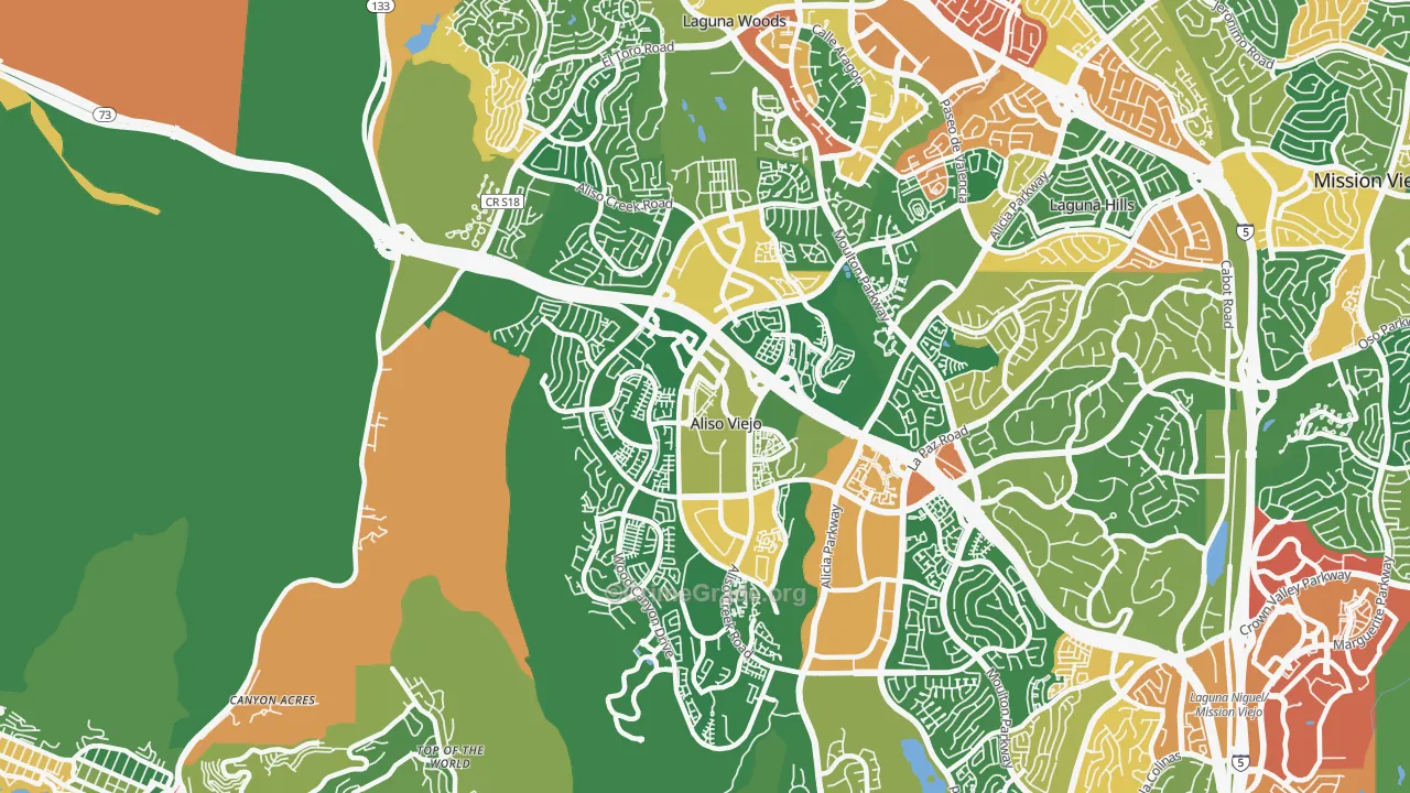 92656, CA Map of Drug-Related Crime Rates