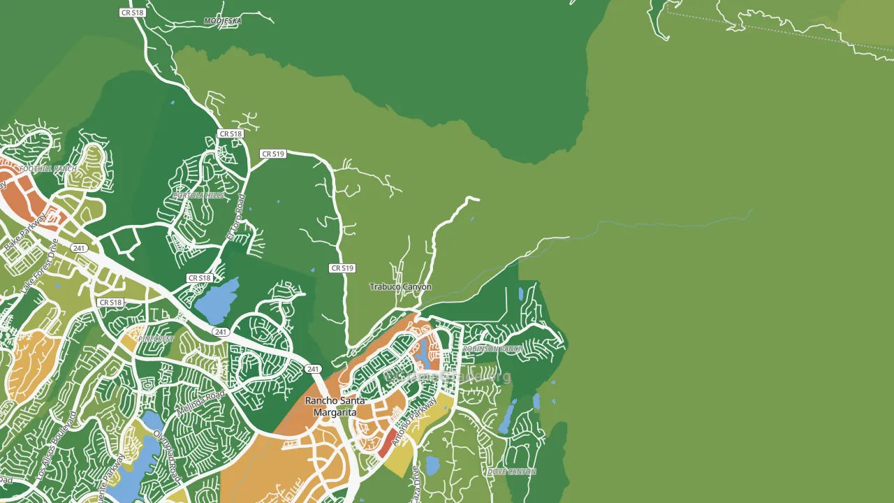 92678, CA Map of Drug-Related Crime Rates