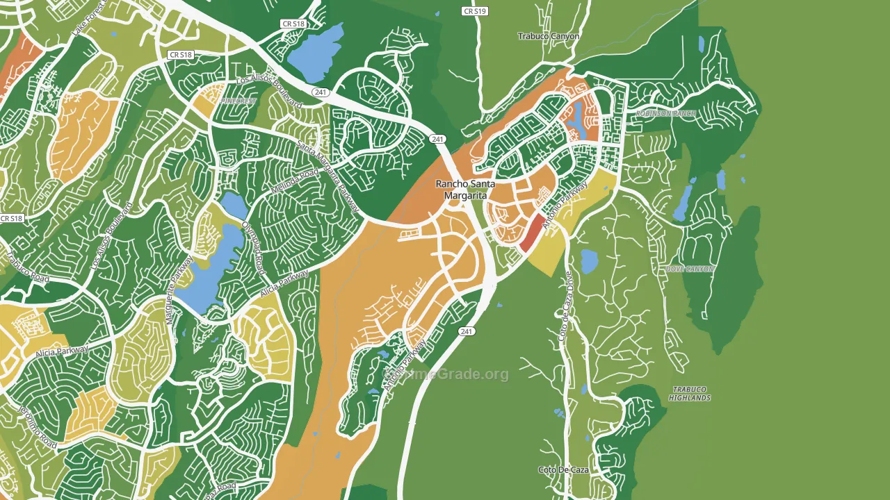 92688, CA Map of Drug-Related Crime Rates