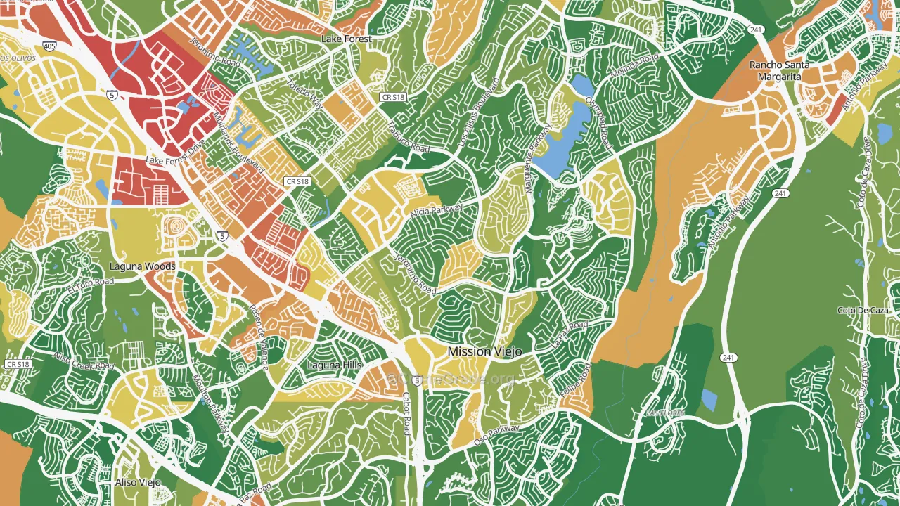 92691, CA Map of Drug-Related Crime Rates
