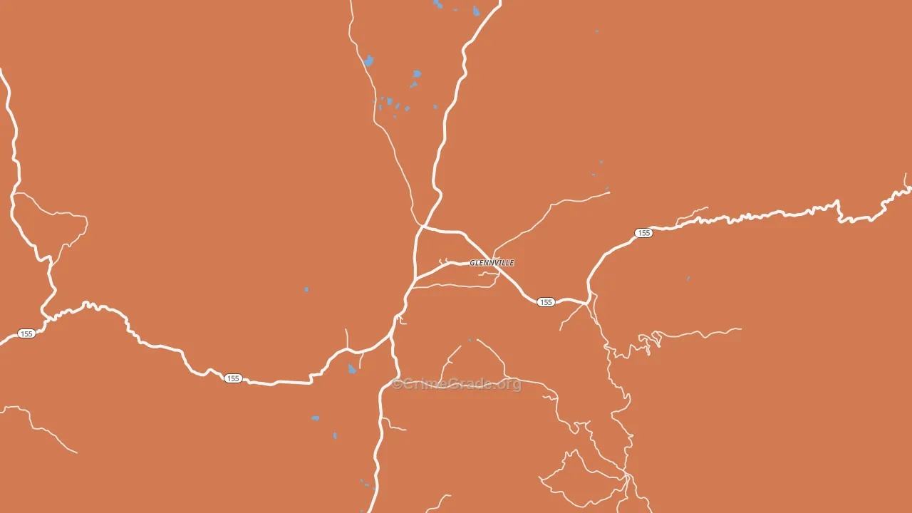 93226, CA Map of Drug-Related Crime Rates
