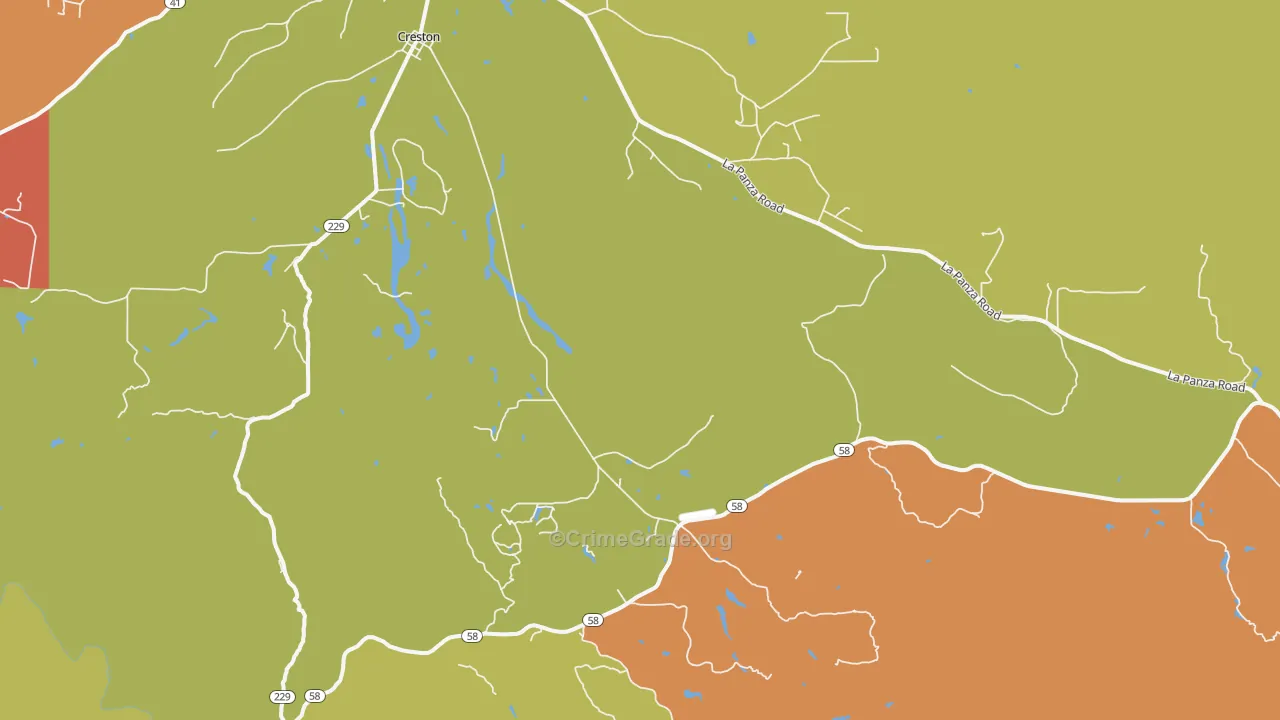 93432, CA Map of Drug-Related Crime Rates