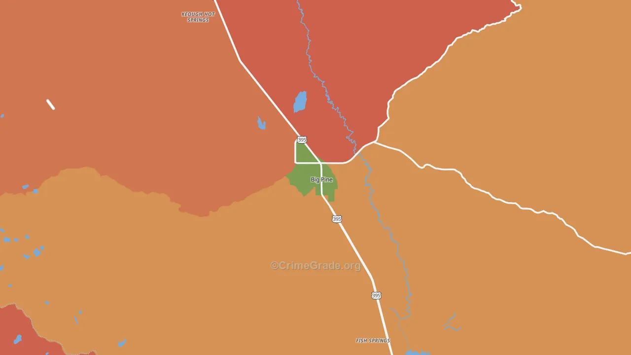 93513, CA Map of Drug-Related Crime Rates