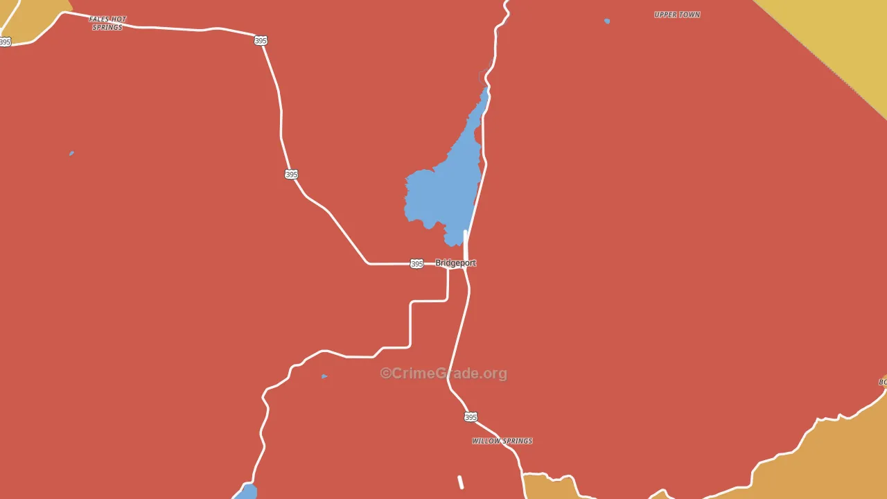 93517, CA Map of Drug-Related Crime Rates