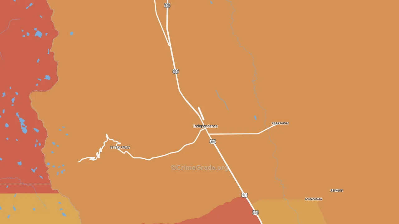 93526, CA Map of Drug-Related Crime Rates