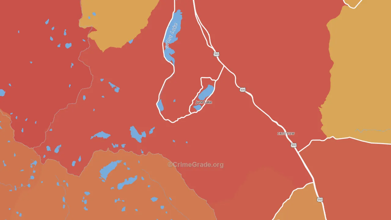 93529, CA Map of Drug-Related Crime Rates