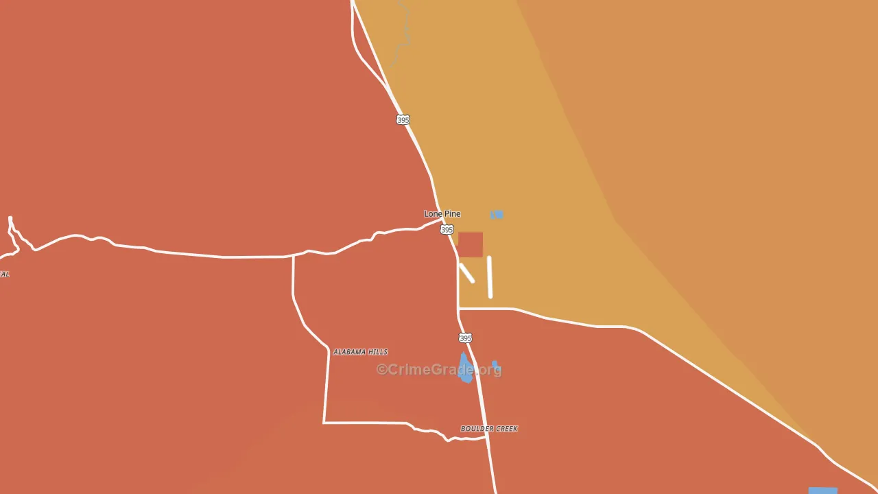 93545, CA Map of Drug-Related Crime Rates