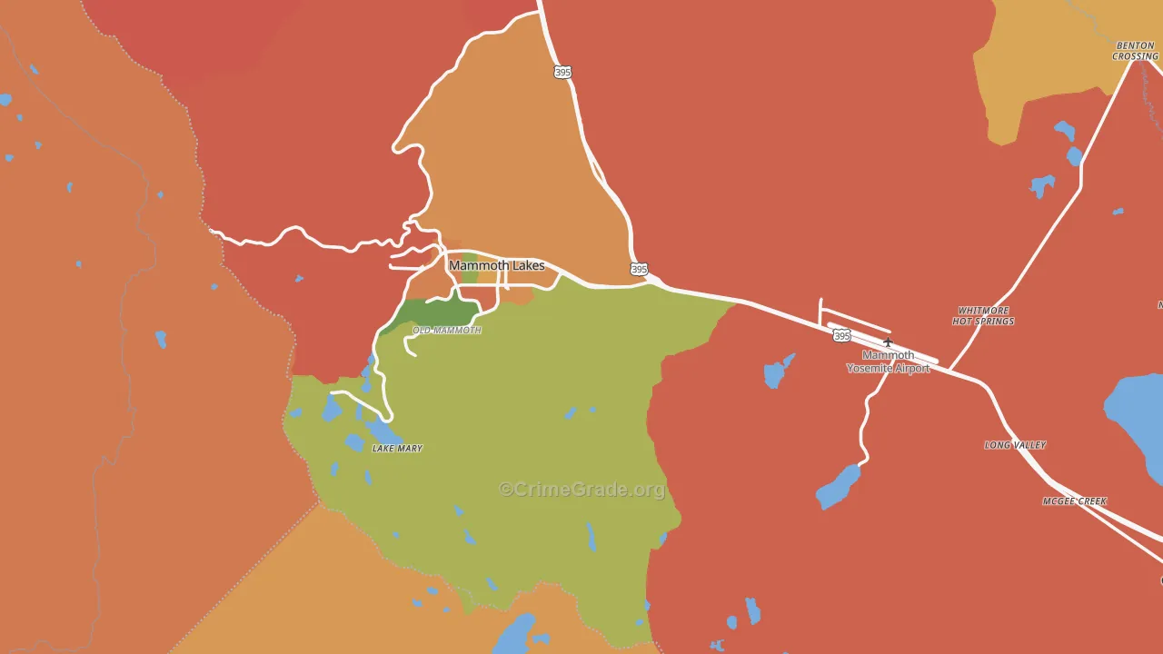 93546, CA Map of Drug-Related Crime Rates