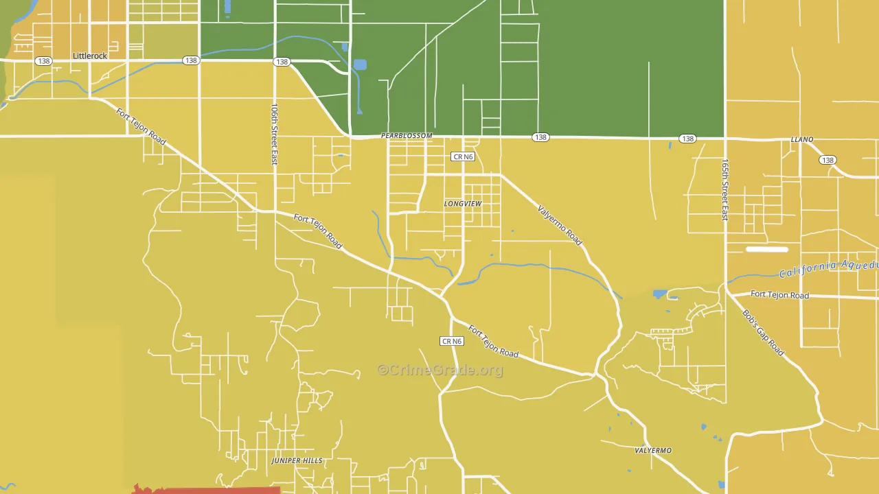 93553, CA Map of Drug-Related Crime Rates