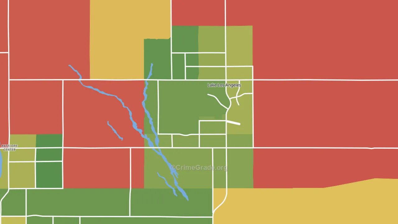 93591, CA Map of Drug-Related Crime Rates