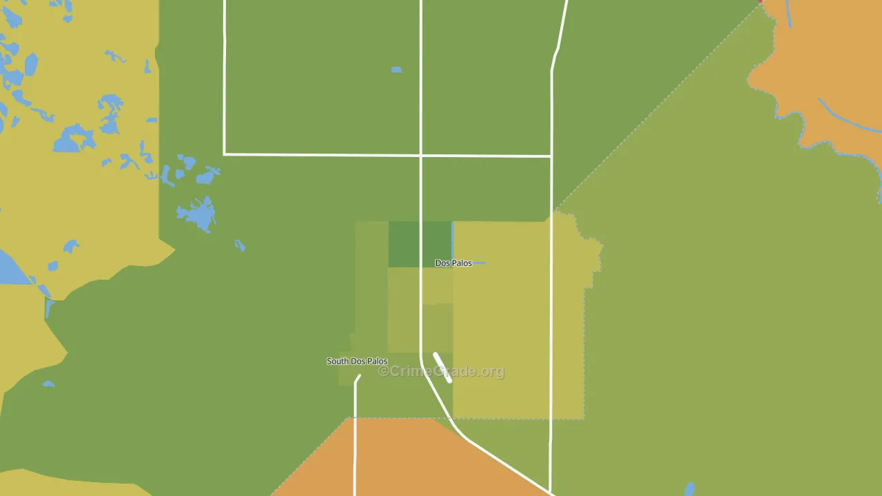 93620, CA Map of Drug-Related Crime Rates