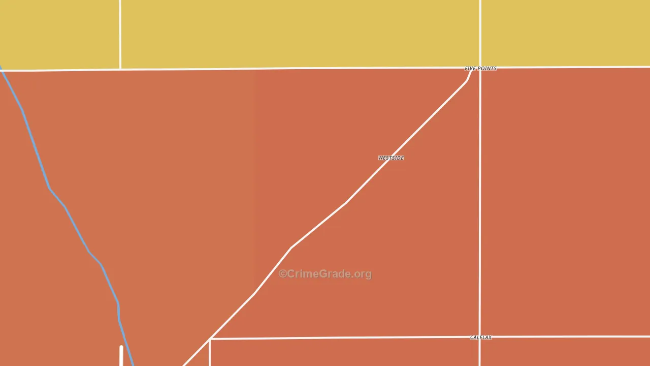 93624, CA Map of Drug-Related Crime Rates
