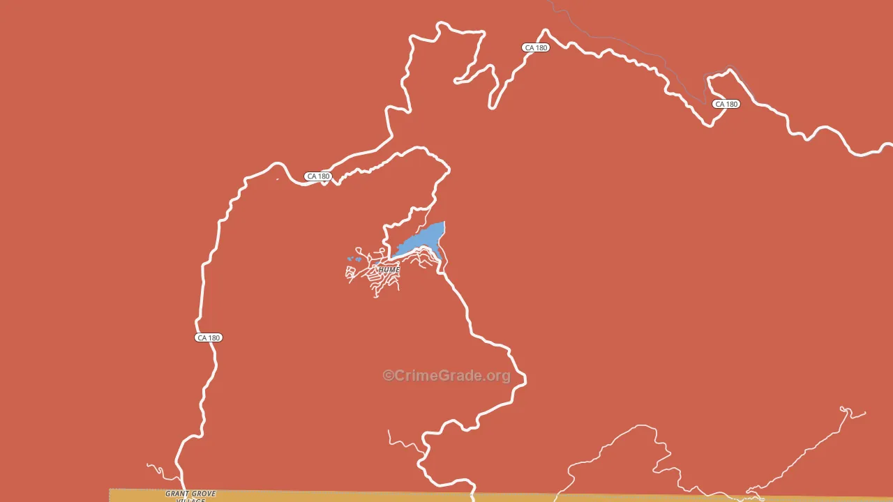 93628, CA Map of Drug-Related Crime Rates