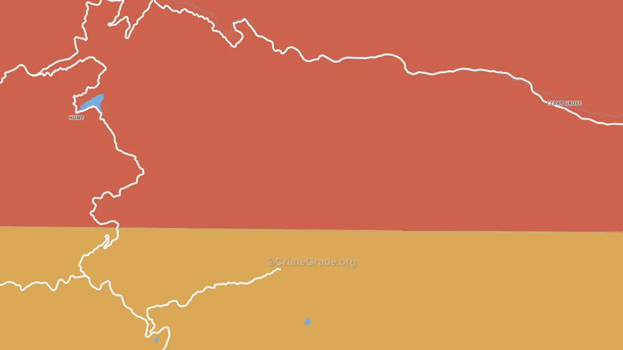 93633, CA Map of Drug-Related Crime Rates