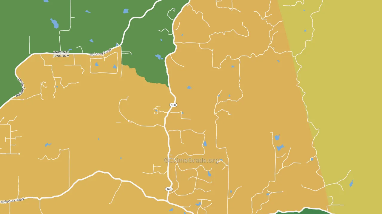 93651, CA Map of Drug-Related Crime Rates