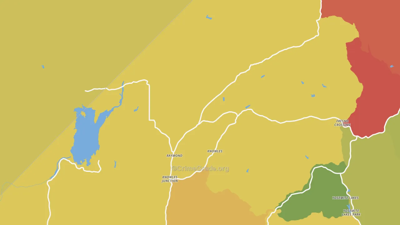 93653, CA Map of Drug-Related Crime Rates