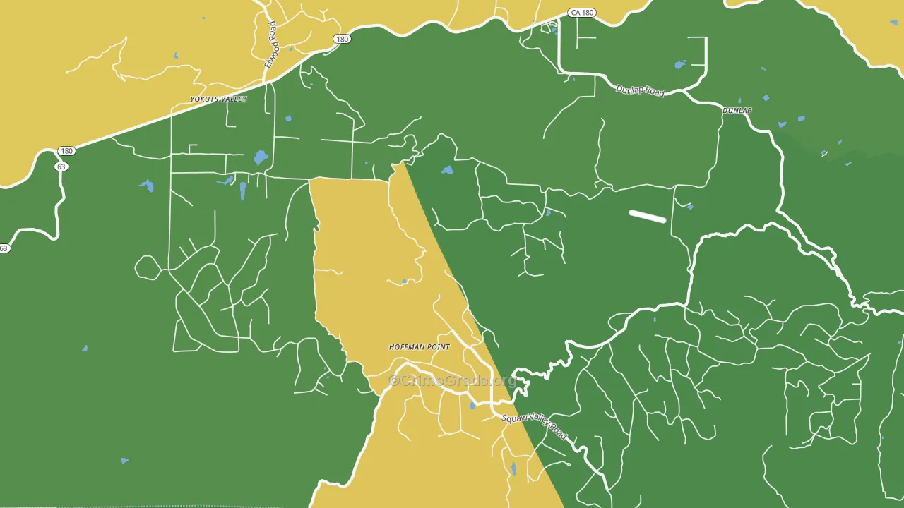 93675, CA Map of Drug-Related Crime Rates