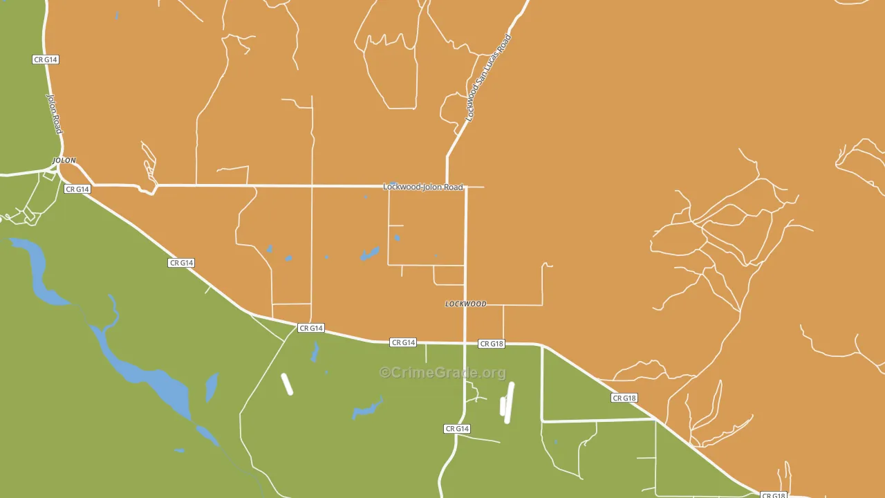 93932, CA Map of Drug-Related Crime Rates