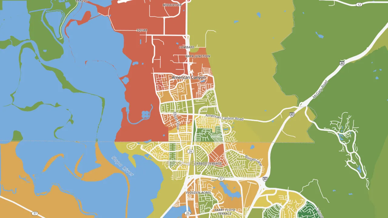 94503, CA Map of Drug-Related Crime Rates