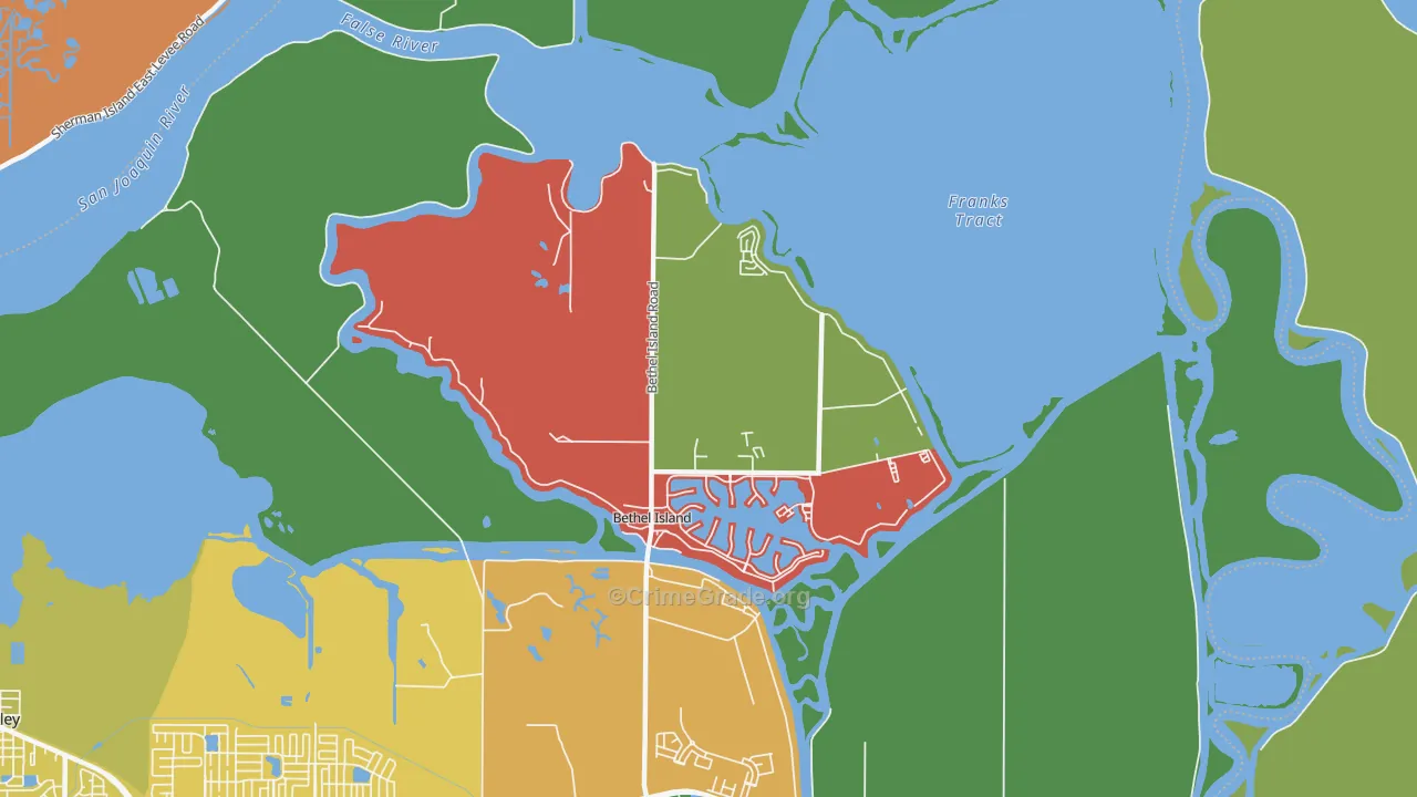 94511, CA Map of Drug-Related Crime Rates