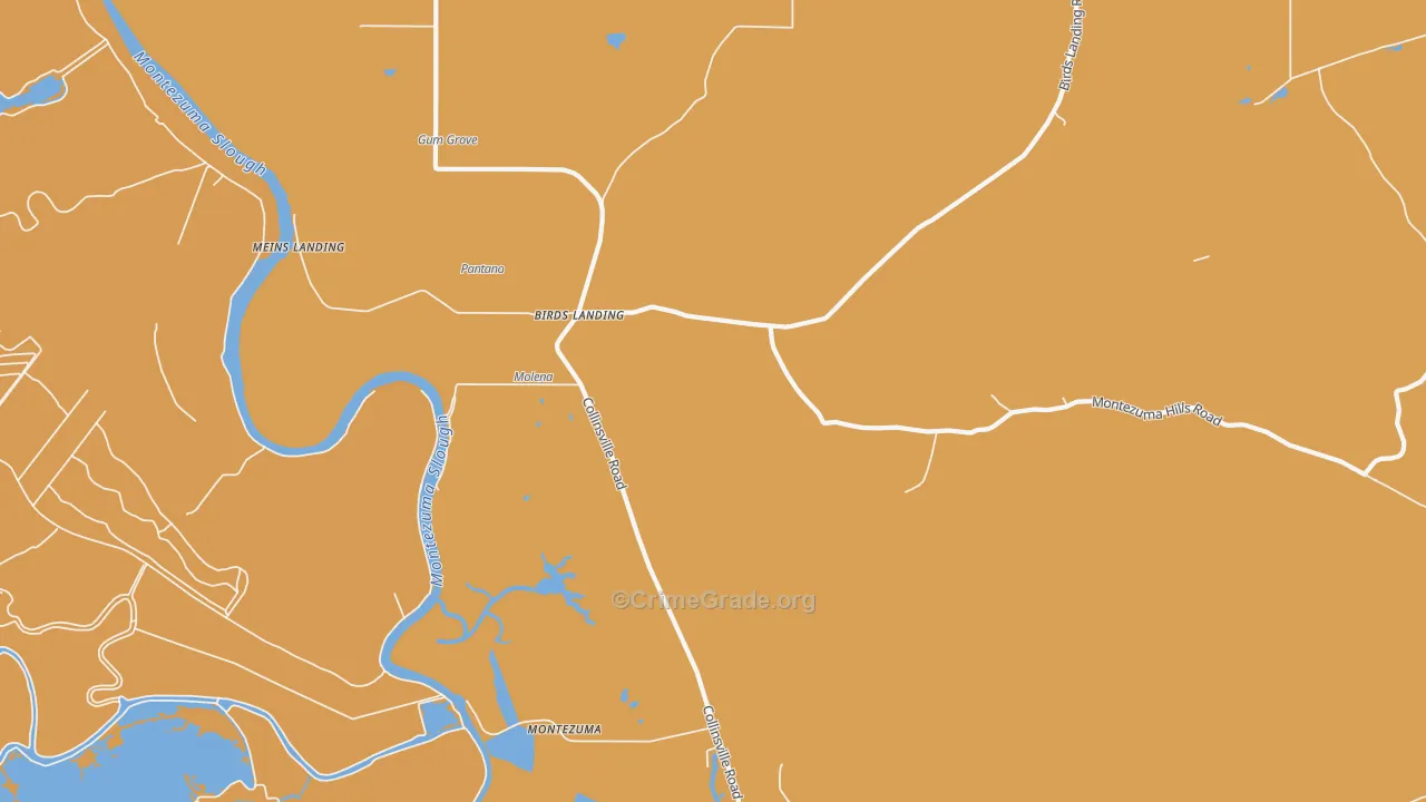 94512, CA Map of Drug-Related Crime Rates