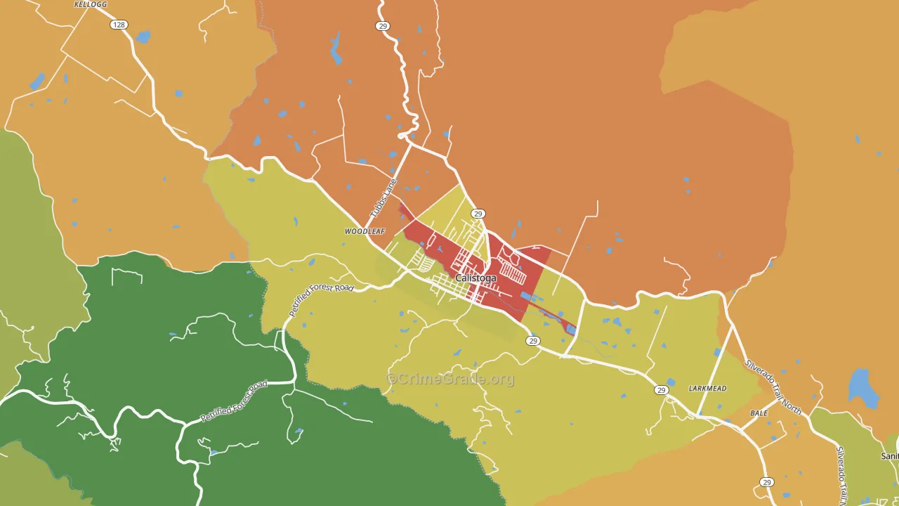 94515, CA Map of Drug-Related Crime Rates