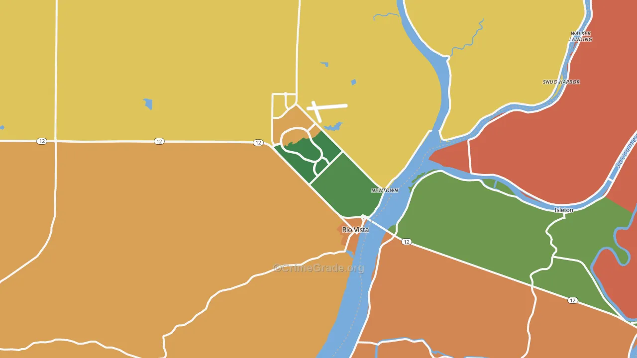 94571, CA Map of Drug-Related Crime Rates