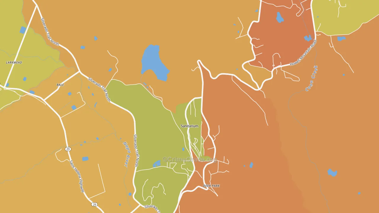 94576, CA Map of Drug-Related Crime Rates